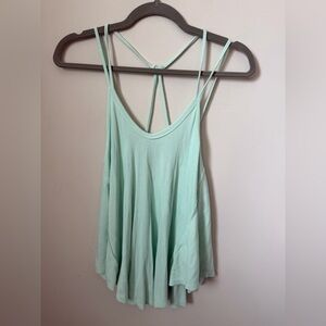 NWT light aqua strappy Free People tank